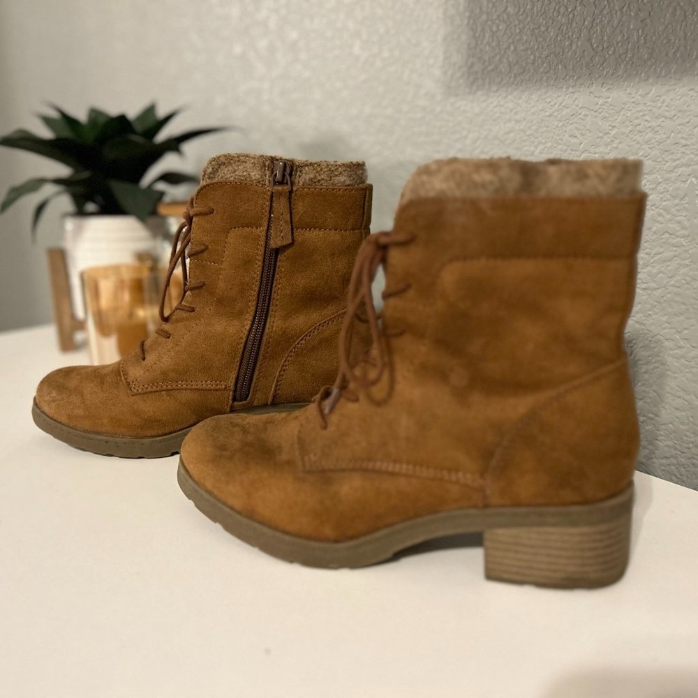 Brown Suede Boots